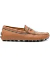 Tod's Tods Leather Loafers In Brown