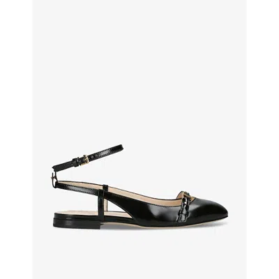 TOD'S TODS WOMEN'S BLACK CUOIO LEATHER COURTS