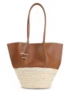 Tod's Leather Tote Bag With Dual Handles And Structured Shape In Brown
