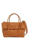 Tod's Women's Caramel Leather Mini Bag Reverse Handbag