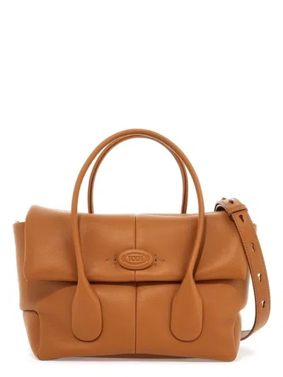 Tod's Women's Caramel Leather Mini Bag Reverse Handbag