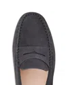 Tod's Women's City Gommino Drivers In Dark Grey Suede