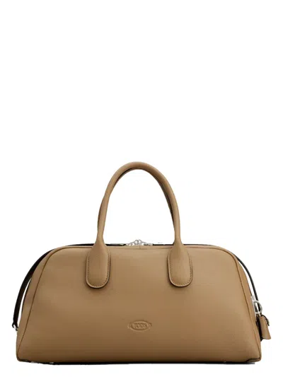 Tod's Women's Double Handle Leather Bag With Shoulder Strap