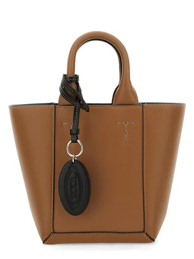Tod's Women's Double Up Shopping Bag In Buff