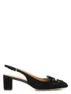 Tod's Leather Slingback Pumps In Black