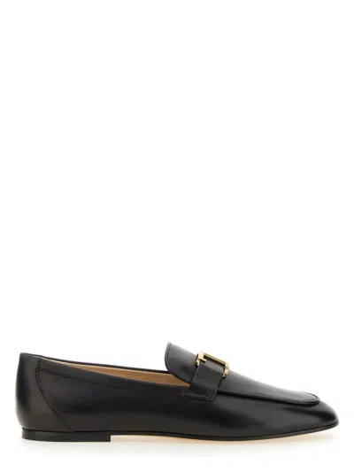 Tod's Women's Elegant Leather Moccasins Loafer