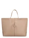 Tod's Women's Folio Leather Tote In Brown