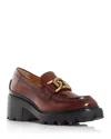 Tod's Leather Loafers In Medium Beige