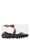 Tod's Gommino Leather Ballerina Shoes In Black