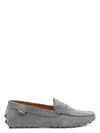 Tod's Gommino Penny Bar Driving Shoes In Grey