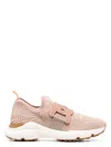 Tod's Technical Fabric Sneakers In Pink