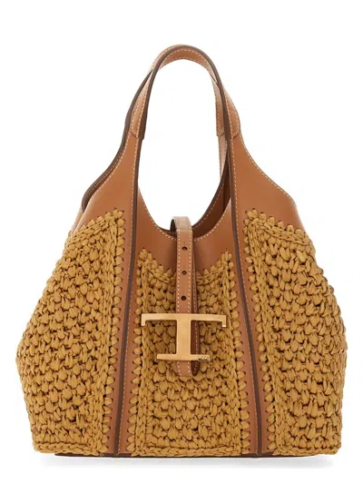 Tod's Women's Leather And Fabric Stylish Bag