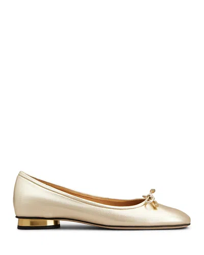 Tod's Women's Leather Ballet Flats In Neutral