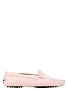 Tod's Light Pink Light Pink Gommino Leather Driving Shoes In Powder