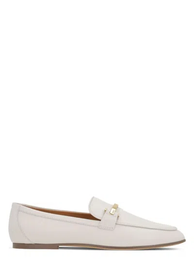 Tod's Women's Leather Loafers In White