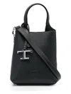 Tod's Women's Leather Micro Bucket Bag In Black