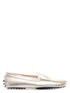 Tod's Gommini Leather Loafer In Gold