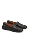 Tod's Bubble Gommino Penny Strap Loafers In Gray
