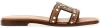 Tod's Women's Maxi Catena Stud Embellished Sandals In Brown
