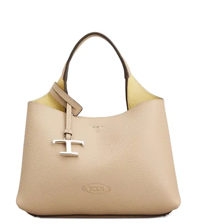 Tod's Natural Logo Micro Tote