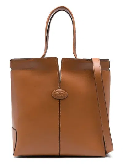 Tod's Women's Of Bag Folio Small Leather Bag In Brown