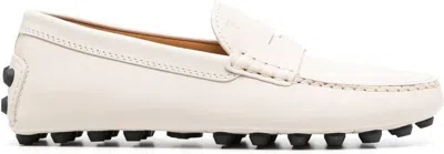 TOD'S WOMEN'S PENNY SLOT LEATHER LOAFERS