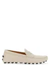Tod's Penny-slot Leather Loafers In White