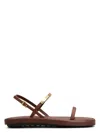 Tod's Leather Sandal In Brown