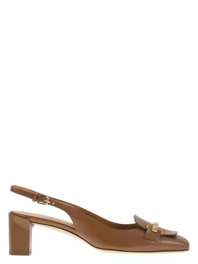 Tod's Women's Slingback Pumps In Brown