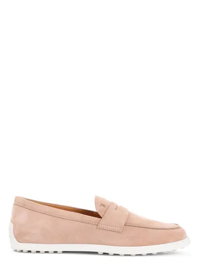 TOD'S WOMEN'S SUEDE LEATHER LOAFERS