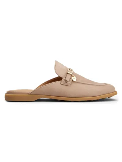 Tod's Women's Suede Loafer Mules In Multi