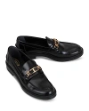 Tod's Women's T Chain Mocassino Loafers In Black