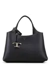 Tod's Women Micro T Timeless Handbag In Black