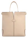 Tod's Medium Di Bag Folio Tote Bag In Skin