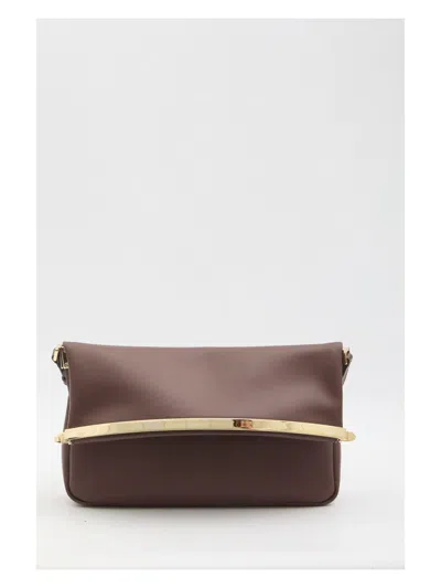 TOD'S WOMEN'S TOD'S MAGENTA LEATHER SHOULDER BAG
