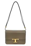 Tod's Women's Ttt Tracollina T Mini In Tortora Scuro