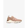 Tod's Womens Tods Sport Run 54c Calzino Logo-embellished Mesh-knit Low-top Trainers In Beige Oth