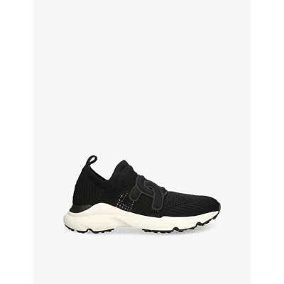 Tod's Kate Stretch Knit Trainer Sneakers In Black