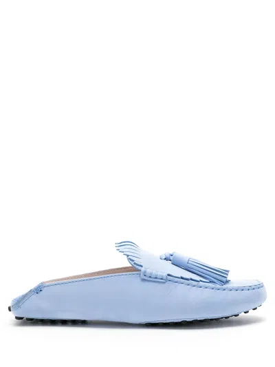 Tod's Tods Womens Blue Loafer