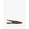 Tod's Womens Dk.brn Com Barretta Leopard-print Calf-hair Slingback Flats Eur 39 / 6 Uk