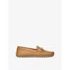 Tod's Leather City Gommino Driving Shoes In Brown