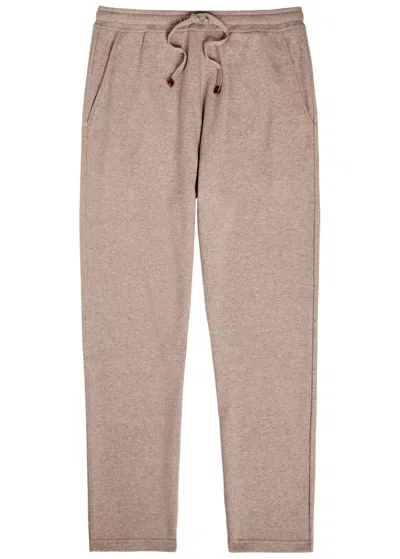 Tod's Tods Wool And Cashmere-blend Sweatpants In Brown