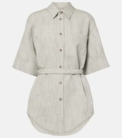 Tod's Wool, Cotton, And Silk Top In White