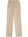 Tod's Wool-cotton Trousers In Neutrals
