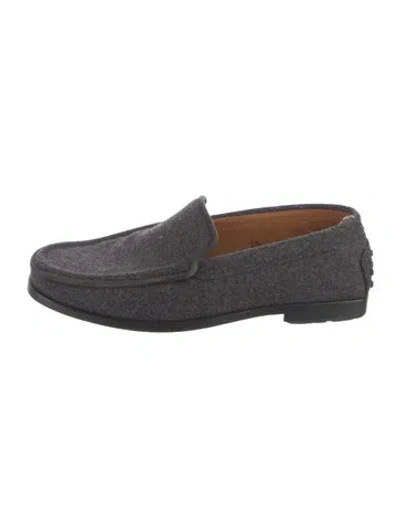 Pre-owned Tod's Wool Loafers In Gray