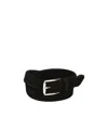 Tod's Woven Belt In Black