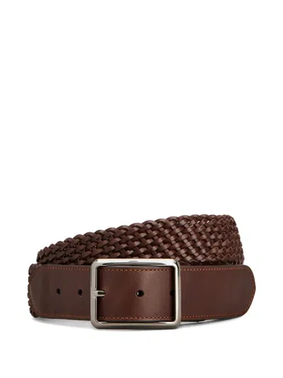 Tod's Woven Buckled Belt In Pink