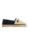 Tod's Woven-raffia Leather Espadrilles In Nude