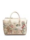 Tod's X Rahul Mishra Di Tote Bag In Gold