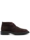 Tod's 61k Polacco Extralight Laced Shoe In Brown